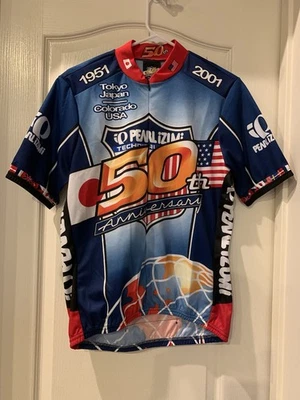 Camiseta deportiva de bicicleta grande para hombre PEARL IZUMI - 50 aniversario edición limitada Japón EE. UU. Foto 1 de 2