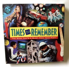 Vintage 1991 Times to Remember Board Game Factory Sealed