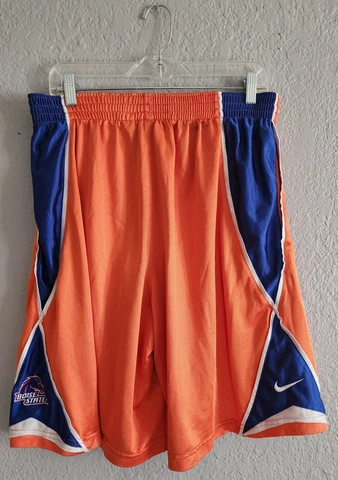 Nike Shorts Men's Large Boise State Broncos  Blue/Orange Embroidered Logos Cover