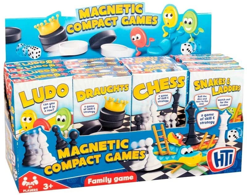 HTI Magnetic Compact Mini Kids Family Travel Game - Image 1 of 1