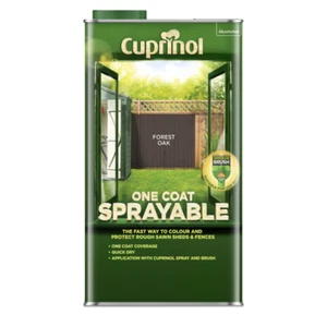 Cuprinol - One Coat Sprayable - Forest Oak - 5L - Picture 1 of 5