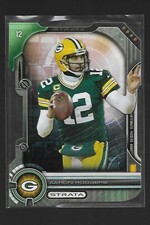 2014 Topps Strata Quarterback Die Cuts Football #QDC-AR Aaron Rodgers Packers