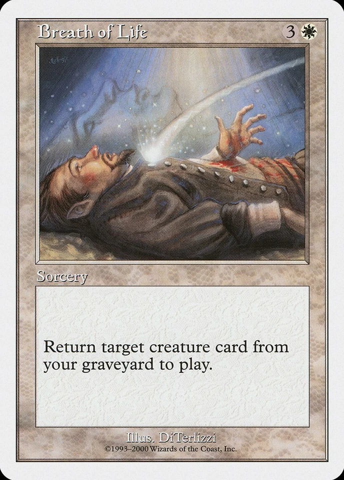Breath of Life Starter 2000 HEAVILY PLD White Uncommon MAGIC MTG CARD ABUGames - Image 1 of 1