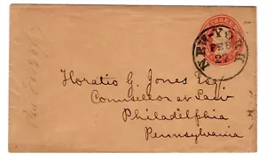 Nesbitt Postal Entire New York NY 1857 w/ Double Impression - Picture 1 of 3