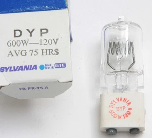 DYP 120 Volt 600 Watt 75h Glühbirne 120V 600W Speziallampe - Sylvania - NEU L07 - Bild 1 von 1