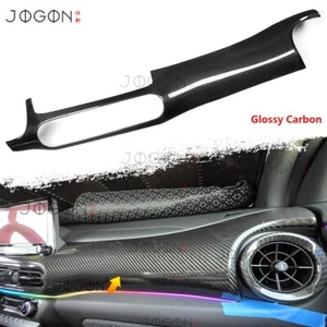 Kona N Real Carbon Console Passenger Dashboard Panel Decor For Hyundai N 2022-23 - Picture 1 of 13