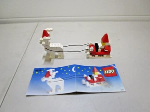 Lego 1628 Feiertag & Veranstaltung Weihnachten Weihnachtsmann auf Schlitten mit Rentieren 100% komplett - Bild 1 von 8