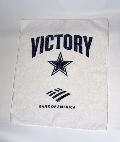 Game Issued 2021 Season Dallas Cowboys White Rally Towel AT&T Stadium Arlington Cover