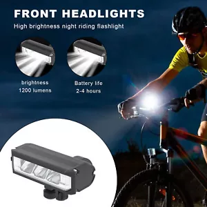 Cycling Headlight Bright Night Riding Headlight Multifunctional Bike Light calm - Picture 1 of 7