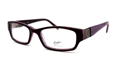 NEW CANDIE'S C PERLA BU BURGUNDY AUTHENTIC EYEGLASS PETITE FRAMES 48-16-135 - Image 1 of 4