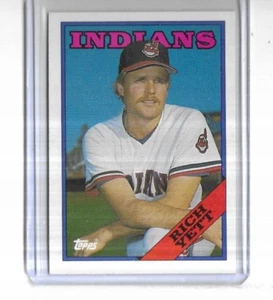 1988 Topps #531 Rich Yett Cleveland Indians - Picture 1 of 2