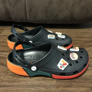 Crocs X 7-Eleven Adult Classic Clog 7-11 Men’s Size 9 - Women’s 11 208272A-001 - Picture 1 of 7