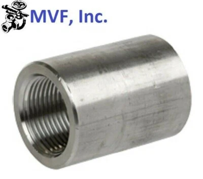 1" 3000 (3M) Female (NPT) Full Coupling 304 Stainless Steel SS050621304 - Image 1 of 4
