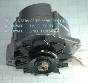 1965-68 YOUR CORVETTE DELCO REMY 1100696 ALTERNATOR RESTORED DATED DIODES & - Picture 1 of 5