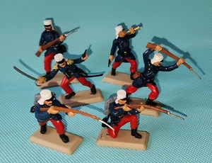 FRENCH FOREIGN LEGION blue & red VARIANT set ARGENTINA DSG SOLDIERS BRITAINS - Imagen 1 de 11