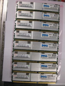 Hynix 10GB (6 x 1GB) 2Rx8 + (2 X 2GB) 2Rx4 PC2-5300F DDR2 , Server Memory - Picture 1 of 19