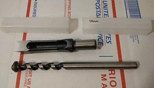 Square Hole Drill Bit 19mm (3/4") Hollow Mortiser Auger for Woodworking - Picture 1 of 5