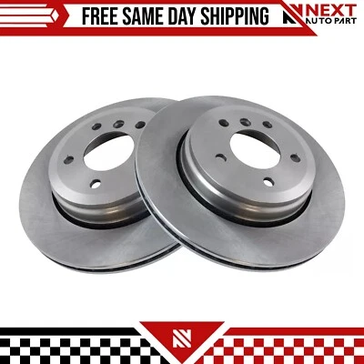 New Rear Brake Rotors Set For 2004-2007 BMW 525i 2008-2010 528i 530i - Image 1 of 4