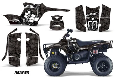 Calcomanías adhesivas gráficas ATV para Polaris Trail Boss 330 04-09 REAPER K Foto 1 de 2