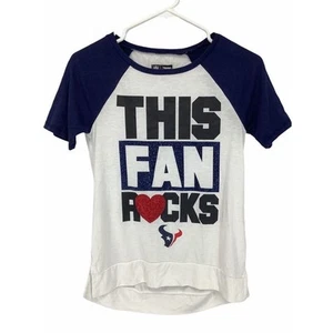 NFL Team Apparel Girl’s Houston Texans Graphic T-Shirt Kid’s Youth Size 8/10 - Picture 1 of 6