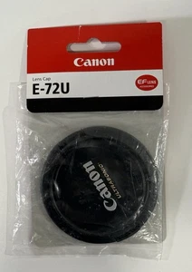 Original Canon 72 mm Snap-On Lens Cap E-72U - Picture 1 of 2