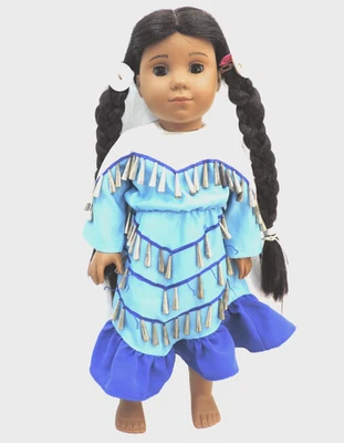 American Girl 18" Doll Pleasant Company 2002 Kaya w Native American Jingle Dress - Image 1 of 4