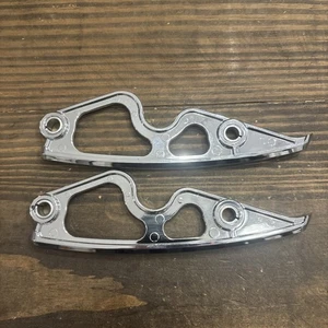 Harley-Davidson Chrome Saddlebag Support Bracket Filler Insert Lot Of 2 - Picture 1 of 3
