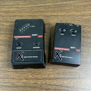 X2 Digital Wireless XDT1 & XDR1 Wireless UHF Guitar Transmitter & Receiver - Picture 1 of 3