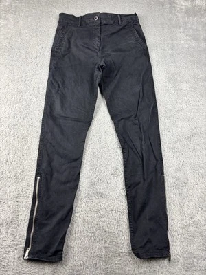 Khakis by Gap Juniors  0 Super Skinny Pant Black Cotton Spandex Zippered Ankles - Image 1 of 4