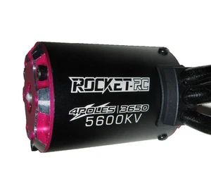 Motor sin escobillas Rocket V2 Supersonic 3650 4700KV Tamiya Traxxas PIEZAS o REPARACIÓN - Imagen 1 de 6