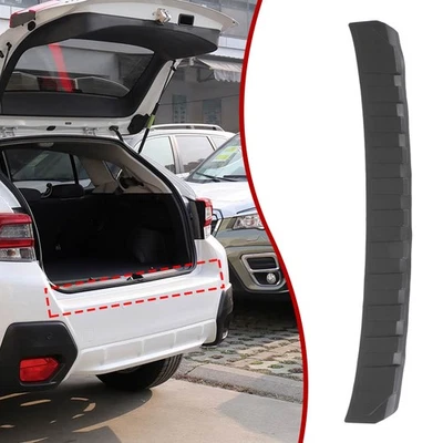 Protector de parachoques trasero exterior negro TPE para Subaru XV/Crosstrek 2018-2023 Foto 1 de 4