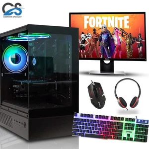 Gaming PC Bundle Intel Quad Core i5 / 16GB RAM / 1TB SSD / 4GB GTX 1650 - Win 10 - Picture 1 of 18