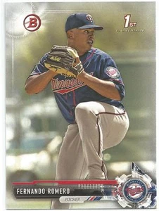 Fernando Romero Minnesota Twins 2017 Bowman Prospects - Picture 1 of 2