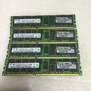 Samsung 64GB 4x 16GB PC3L-10600R DDR3L Registered Server RAM M393B2G70BH0-YH9Q8 - Picture 1 of 4