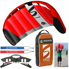 Symphony Pro 1.3 Neon Red Trainer Kite Kiteboarding Power Surf Kitesurf Beginner