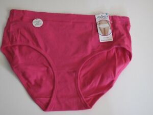  JOCKEY Women's 9 Hipster Underwear Cotton Stretch Panties 1 pr Pink