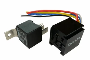 TEMCo 12 V 60/80 Amp Bosch Style S Relais mit Kabelbaum Buchse KFZ - Bild 1 von 12