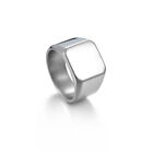 Fashion Stainless Steel Rings Couple Rings Square Ring Matte Simple Men