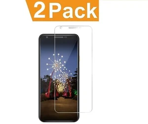 Google Pixel 3A Screen Protector Tempered Glass Protective Bubble Free 2 Pack - Picture 1 of 6