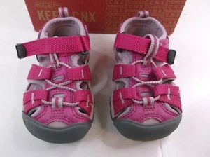 Keen Shoes Toddler Girls Size 4 Very Berry/Dawn Pink Kids Sandals Seacamp II NIB - Picture 1 of 5