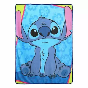 Lilo & Stitch Disney Stitch Bad But Cute Soft Plush Blanket Warm 46" x 60'' - Picture 1 of 1