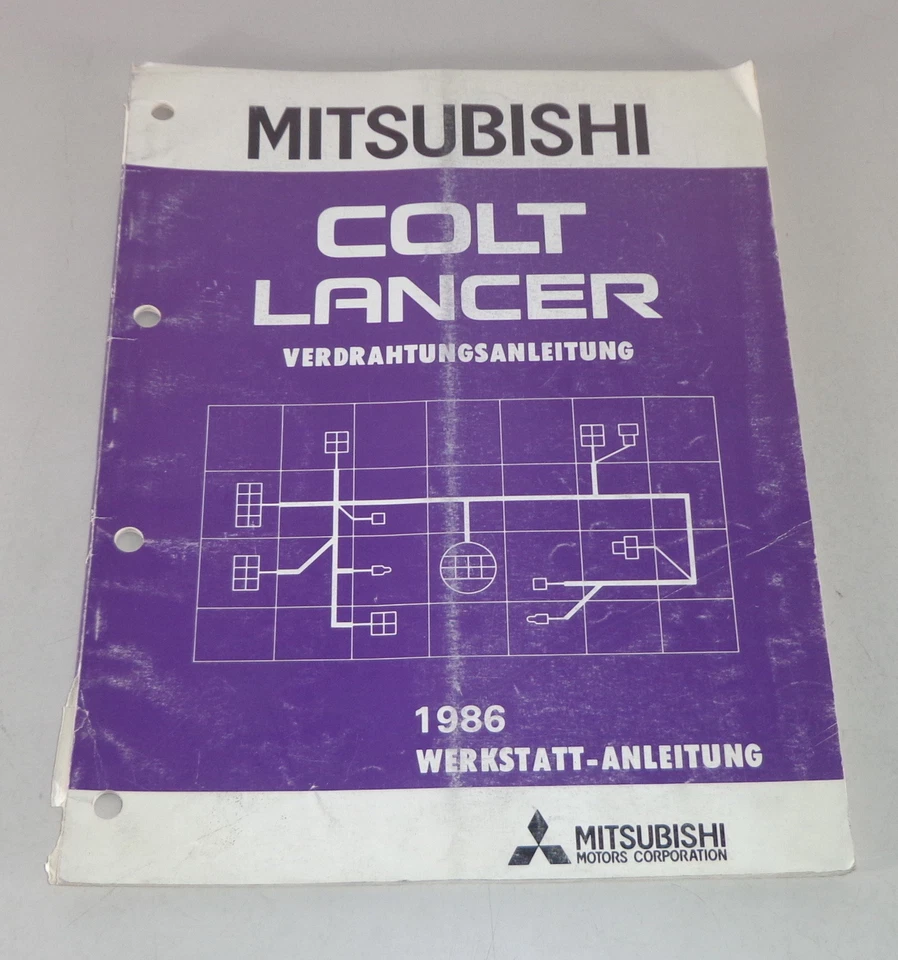 Manual De Taller Mitsubishi Colt / Lancer Esquemas Eléctricos Año 1986 - Imagen 1 de 1