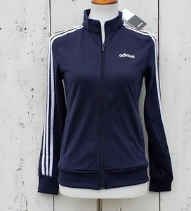 adidas Navy Blue Women's Sz XS With Pockets Zip Up Activewear Jacket - Picture 1 of 4
