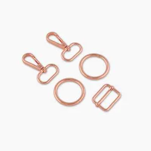 Kit de herrajes para monedero Sallie Tomato Ferris - oro rosa - Imagen 1 de 2