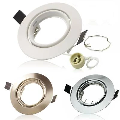 5x LED Einbaustrahler Rahmen GU10 Set 230V Einbauspot Einbaurahmen Einbauleuchte - Bild 1 von 4