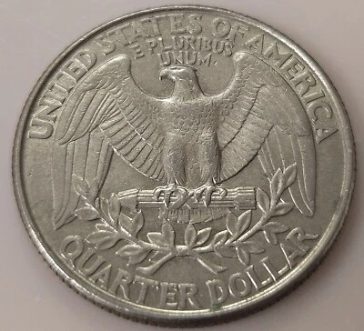 1996-D USA Washington Quarter Dollar Coin Denver Mint 'D' Mintmark - Image 1 of 4