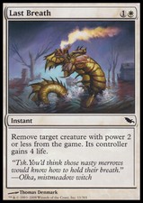 Magic the Gathering MTG Last Breath (11) Shadowmoor   LP