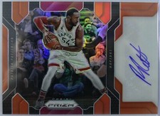 2016-17 PATRICK PATTERSON Panini Prizm Orange Holo Signature Auto Card - 25/25