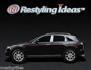 CHROME PILLAR POSTS FOR INFINITI FX35 F45 2003-2008 6PC - Picture 1 of 1