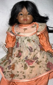 GOTZ 18" Shanti Nativo Americano 14/1000 Broma Grobben Muñeca Expresiones Seda A16 - Imagen 1 de 17